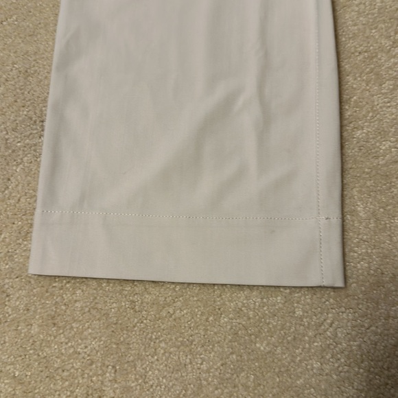 Lululemon lightweight stretchy zip front 5 pocket crop pants beige size 24 waist - Picture 5 of 13